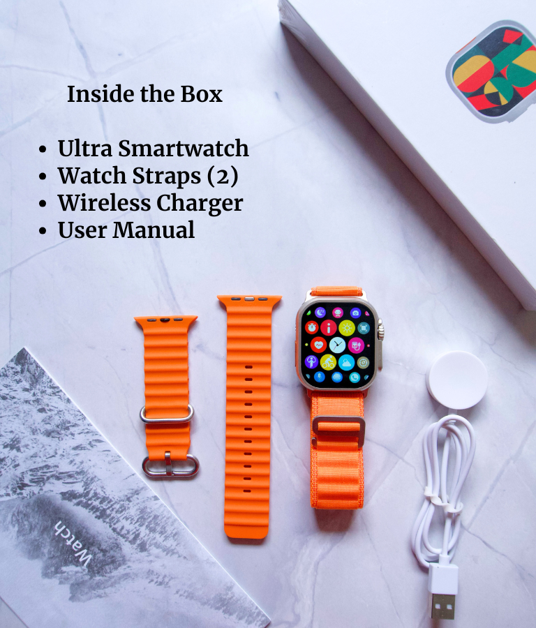 H11 Ultra Smartwatch | 49MM Bluetooth Calling | 6 Months Warranty