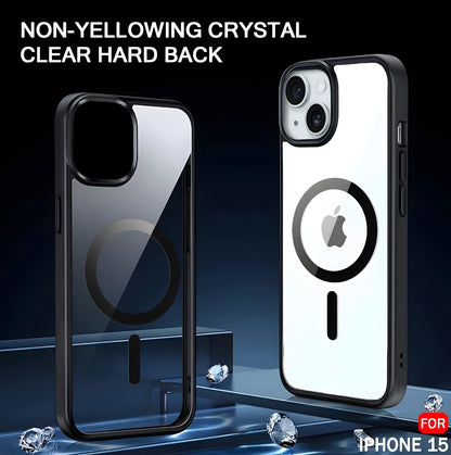iPhone 15 MagSafe Transparent Case – Sleek Clear Back, Strong Grip & Drop Protection Design