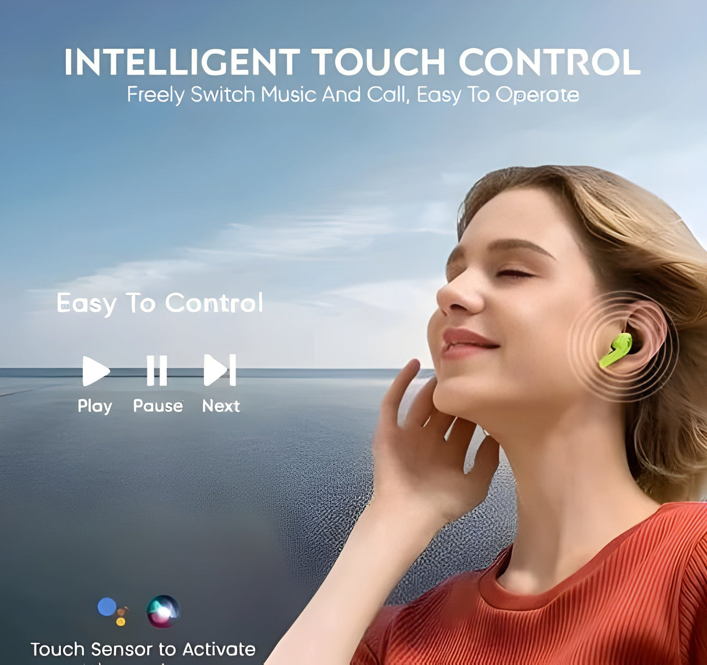 UltraPods Max – Premium Sound, Powerful Bass, and Smart LED Display Earbuds With (6 Months Warranty)