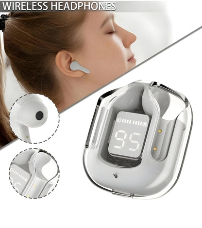 UltraPods Max – Premium Sound, Powerful Bass, and Smart LED Display Earbuds With (6 Months Warranty)