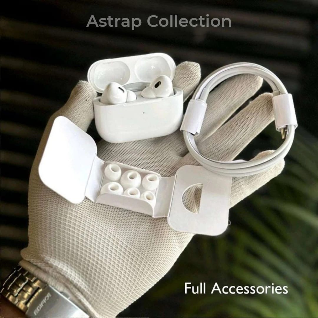 AirPods Pro (2nd Generation) with Active Noise Cancellation (ANC), Premium Sound Quality & Long Battery Life