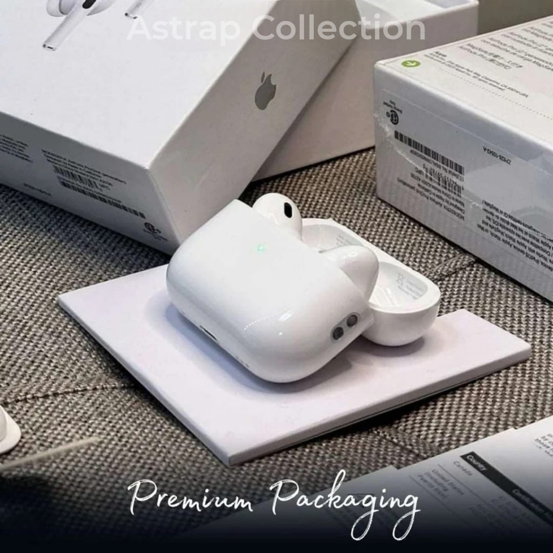 AirPods Pro (2nd Generation) with Active Noise Cancellation (ANC), Premium Sound Quality & Long Battery Life