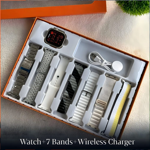 ✨ 7-in-1 Premium 45mm Smartwatch Set + FREE AirPods Pro 2 | Redefine Your Lifestyle!